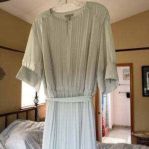 Mint green summer dress